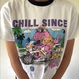 Brandy Melville chill since 1993 Malibu top
